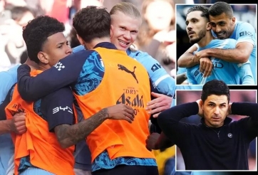 CĐV Man City đồng loạt làm 1 điều để chế giễu Arsenal