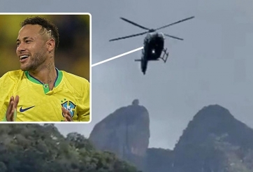 Neymar đáp trực thăng gần 400 tỷ VNĐ hội quân cùng ĐT Brazil