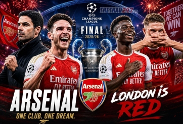 Đội hình Arsenal mạnh nhất tại chung kết Champions League: Không thua kém PSG!