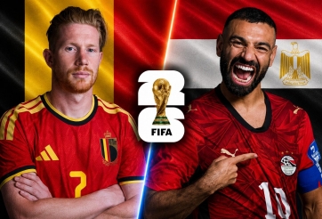 Dự đoán tỷ số Bỉ vs Ai Cập: Điểm nhấn hàng công, 2h00 ngày 16/6/2026