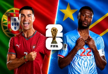 Dự đoán tỷ số Bồ Đào Nha vs CHDC Congo: Chiến thắng đậm