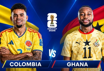 Xem trực tiếp Colombia vs Ghana - World Cup 2026 ở đâu?