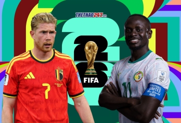 Trực tiếp bóng đá Bỉ vs Senegal, 3h00 hôm nay 3/7
