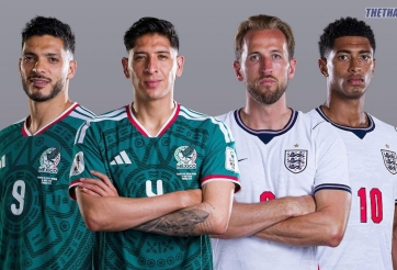 Nhận định Mexico vs Anh: Tam Sư trước thử thách cực khó