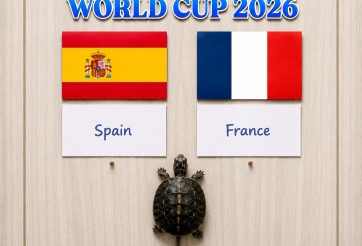 Thần rùa hiển linh dự đoán Pháp vs Tây Ban Nha - World Cup 2026