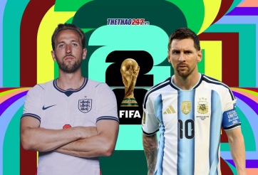 Trực tiếp bóng đá Anh vs Argentina, 2h00 hôm nay 16/7