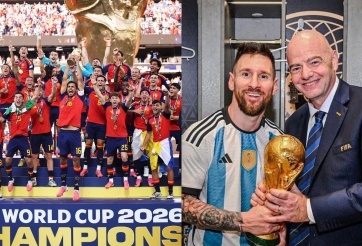 CHÍNH THỨC: FIFA thu hồi cúp vàng World Cup 2026 từ Tây Ban Nha