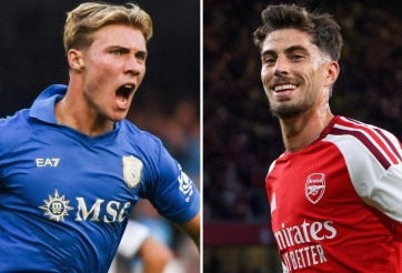Trực tiếp Napoli vs Arsenal, 2h00 hôm nay 10/9