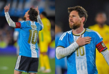 Messi nhận thẻ đỏ từ trọng tài trong ngày chia tay ĐT Argentina