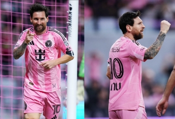 Messi chói sáng, Inter Miami thắng tưng bừng tại MLS