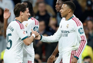 Mbappe lập cú đúp, Real Madrid đại thắng trước thềm El Clasico