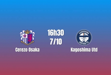 Nhận định Cerezo Osaka vs Kagoshima Utd: Chủ nhà áp đảo