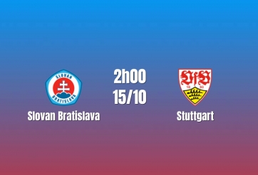 Nhận định Slovan Bratislava vs Stuttgart: Khách lấn át chủ nhà