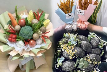 Độc lạ bó hoa từ rau 8/3: Hội nội trợ khen thiết thực, người mua thêm cân thịt là đủ bữa, cõi mạng cười phá đảo