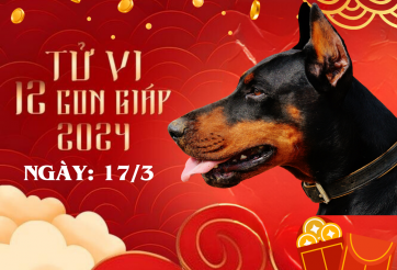 Tử vi 12 con giáp hôm nay ngày 17/3/2024: Tuổi Hợi dễ chấn thương, tuổi Thìn sắp đổi đời, tuổi Sửu gặp quý nhân