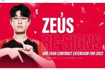 LMHT: T1 gia hạn thêm một năm hợp đồng với Zeus