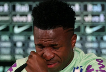 Vinicius khóc như mưa vì liên tục bị phân biệt chủng tộc