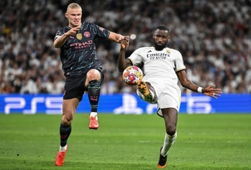 Rudiger thể hiện đẳng cấp khi khóa chặt Haaland