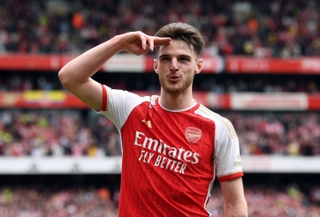 Declan Rice và màn trình diễn xứng đáng với từng xu mà Arsenal bỏ ra