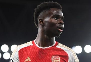 Tiết lộ lý do Saka vắng mặt trong trận “chung kết” Ngoại hạng Anh của Arsenal