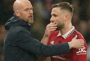 Erik ten Hag: 'Luke Shaw là hậu vệ trái xuất sắc nhất thế giới'