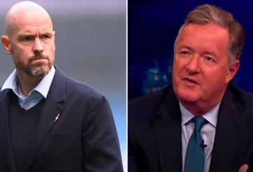 Piers Morgan cà khịa Erik ten Hag sau khi CR7 ghi bàn thứ 901