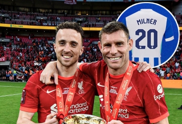 James Milner làm hành động đặc biệt tưởng nhớ Diogo Jota