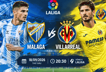 Nhận định Malaga vs Villarreal: Khách ca khúc khải hoàn