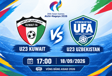 Nhận định U23 Kuwait vs U23 Uzbekistan: Đẳng cấp chênh lệch
