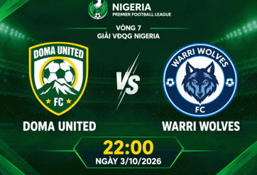 Nhận định Doma United vs Warri Wolves: Quyết không sảy chân