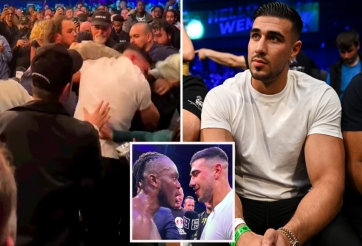 Em trai cùng cha khác mẹ của Vua giang hồ Fury gây náo loạn ở Misfits Boxing 7