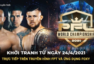 6 triệu USD cho những nhà vô địch PFL World Championship 2021