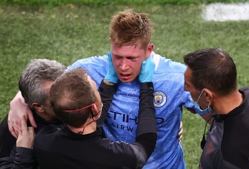 De Bruyne khóc nức nở trong trận chung kết C1 2020/21