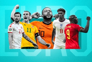 Lịch Euro 2021 hôm nay 26/06: Vòng 1/8 đá giờ đẹp