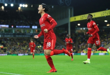 Minamino lập cú đúp giúp Liverpool đại thắng