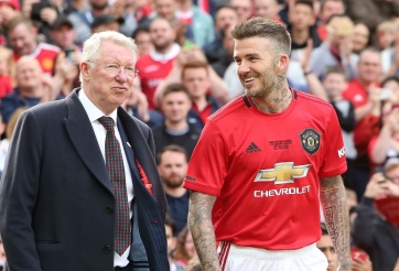David Beckham nhận vinh dự đặc biệt, sánh vai Sir Alex Ferguson