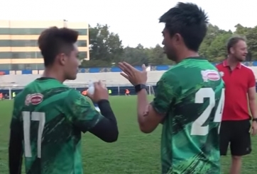 VIDEO: Cột dọc từ chối bàn thắng của đội Lee Nguyễn