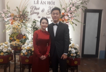 Xuân Trường đẹp trai rạng ngời trong lễ ăn hỏi