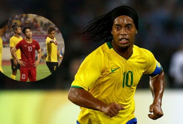 Đối thủ ĐTVN bất ngờ 'nhận quà' từ Ronaldinho
