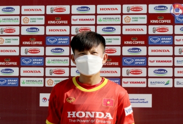 Tiền vệ ĐT Việt Nam tự tin tuyên bố muốn giành vị trí nhất bảng