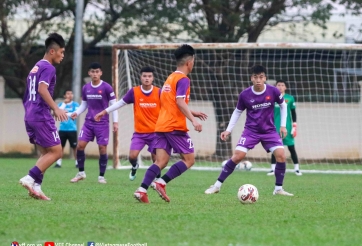 U23 Việt Nam miệt mài 'luyện công' chờ đấu Thái Lan