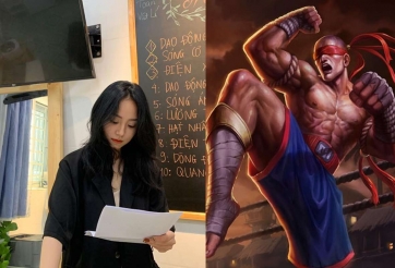 Cô giáo Minh Thu gây bất ngờ khi ra đề bài tính vận tốc sóng âm của Lee Sin