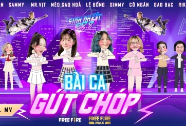MV Bài Ca Gút Chóp của Free Fire leo lên top 1 Trending Youtube