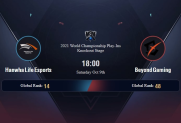 Lịch thi đấu CKTG 2021 hôm nay ngày 9/10: BYG vs HLE, PCE vs C9