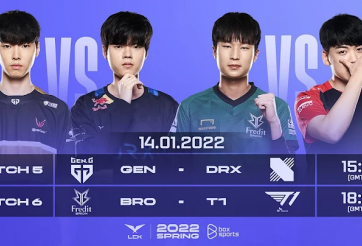 Kết quả LCK Mùa Xuân 2022 ngày 14/1: Ngài Morgan độ không nổi BRO