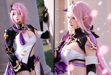 Ngắm màn cosplay Elysia trong Honkai Impact 3rd