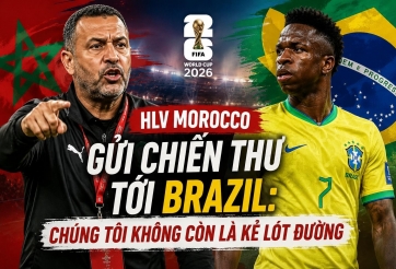 Brazil nhận lời cảnh báo cứng rắn từ HLV tuyển Morocco