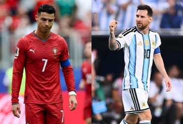 World Cup thứ sáu phơi bày khác biệt sốc giữa Messi và Ronaldo