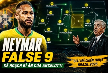 Carlo Ancelotti 'Messi hóa' Neymar, Brazil chuẩn bị bùng nổ