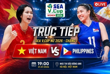 Trực tiếp bóng chuyền nữ Việt Nam vs Philippines: ĐT Việt Nam ra quân